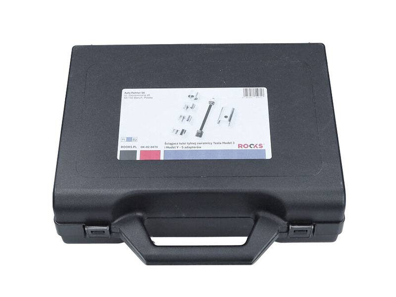 ROOKS Ściągacz tulei tylnej zwrotnicy Tesla 3 i Y 5 adapterów