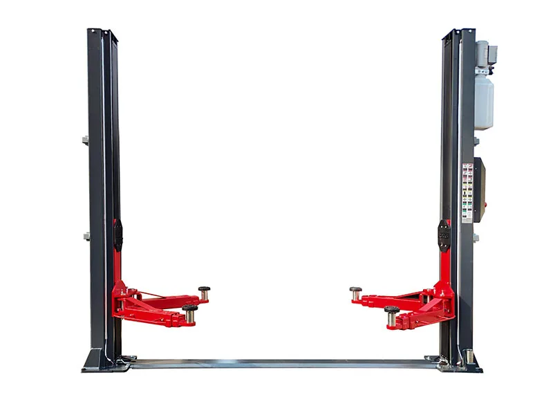 ROOKS Podnośnik dwukolumnowy automatyczny 4,5t LED sterowanie pilot 400V