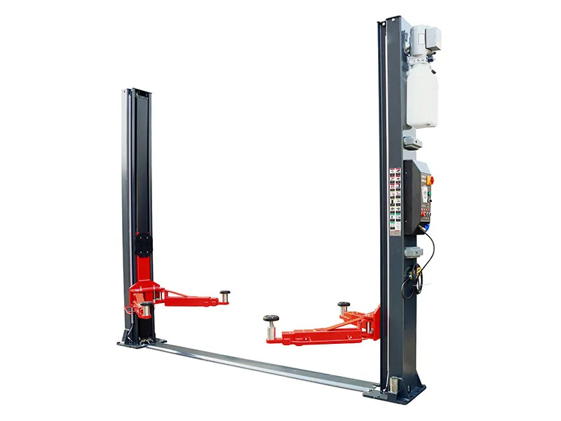 ROOKS Podnośnik dwukolumnowy automatyczny 4,5t LED sterowanie pilot 400V