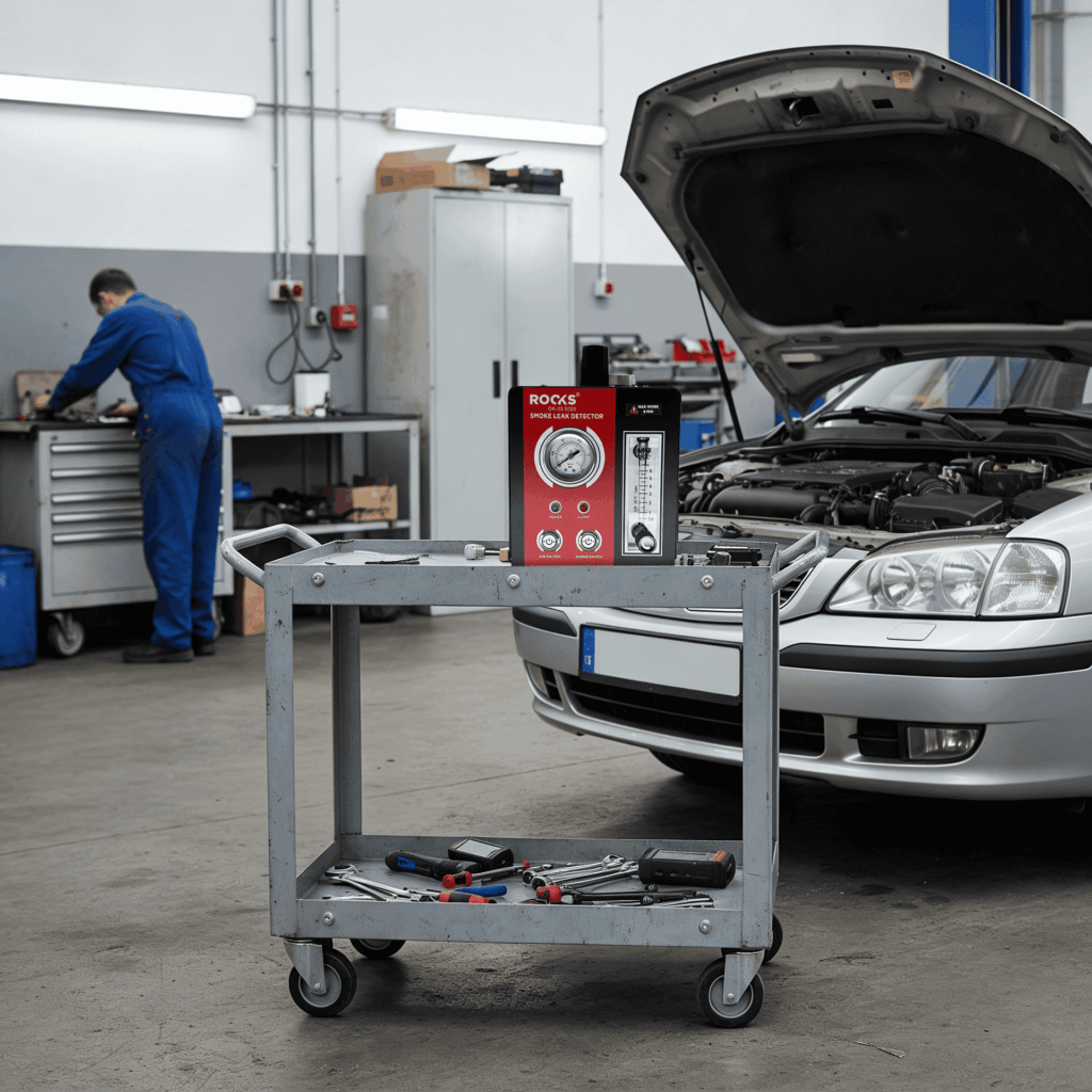 
ROOKS Generator dymu do wykrywania nieszczelności 12V 65W 6l/min 15PSI