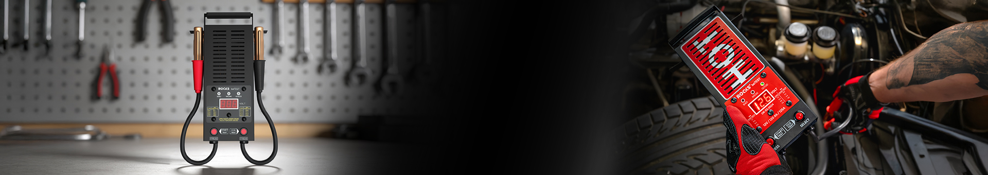 CYFROWY TESTER AKUMULATORÓW 12V, 100A, 200-1000 CCA, 120 AH