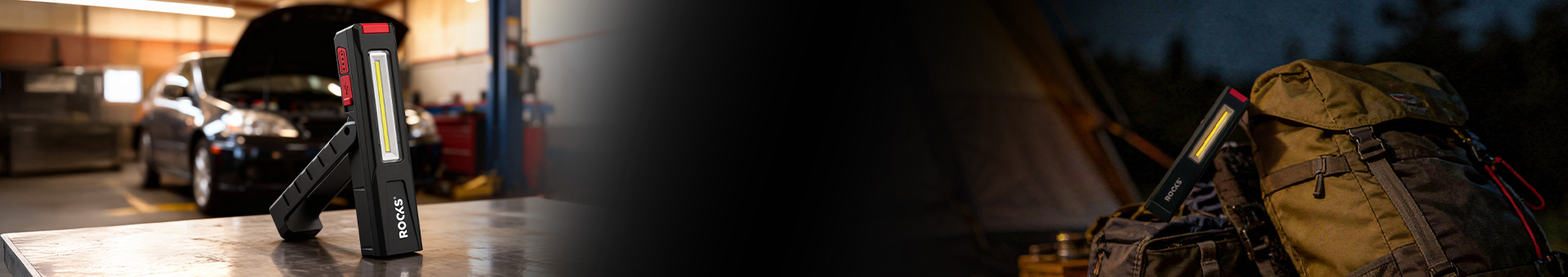 ROOKS Lampa warsztatowa B1 POCKET 800 / 200 lum 2600 mAh