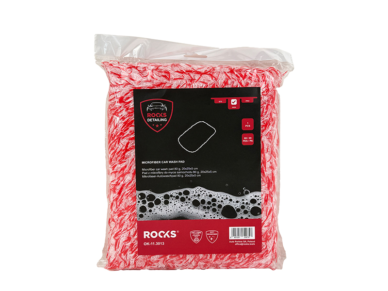 ROOKS Pad z mikrofibry do mycia samochodu 20x25 cm Ok-11.3013