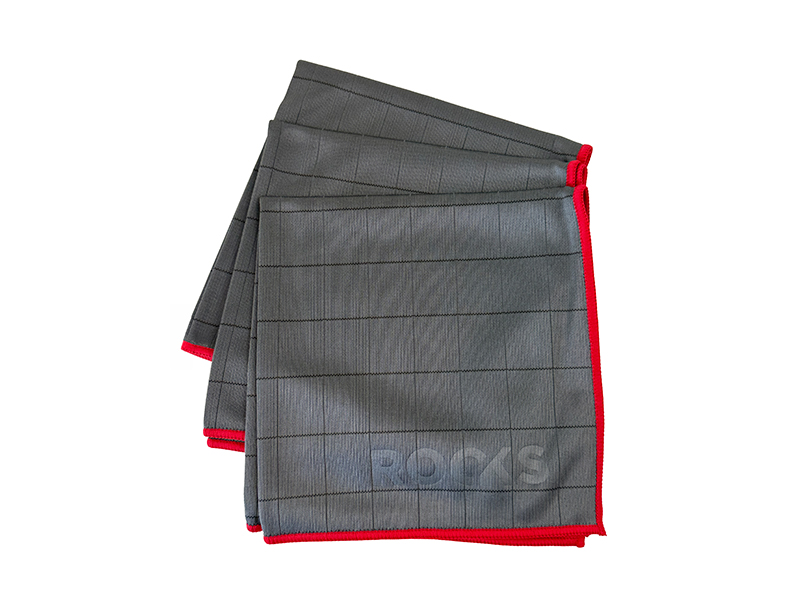 ROOKS Mikrofibra do szyb 40×40 cm 3 sztuki Ok-11.3020