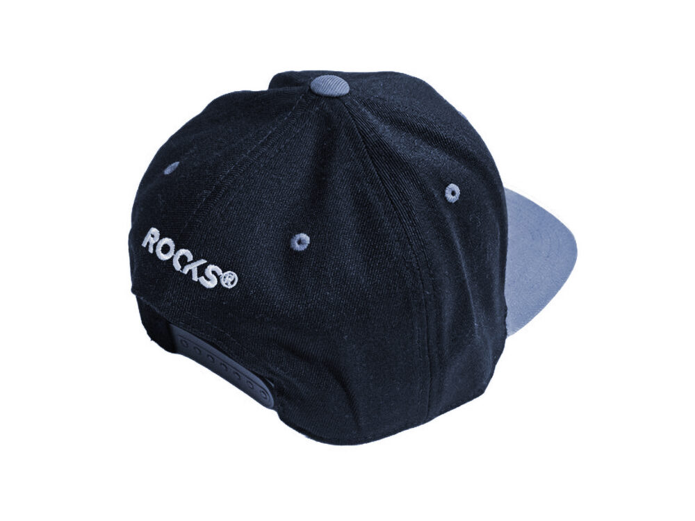 ROOKS CZAPKA Z DASZKIEM SNAPBACK CZARNO-SZARA
