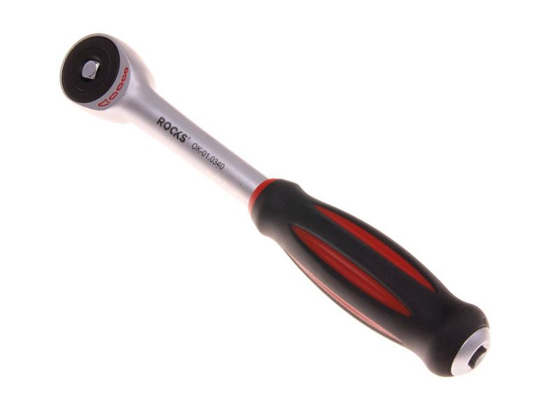 ROOKS Grzechotka twist z obrotową rękojeścią 1/4"