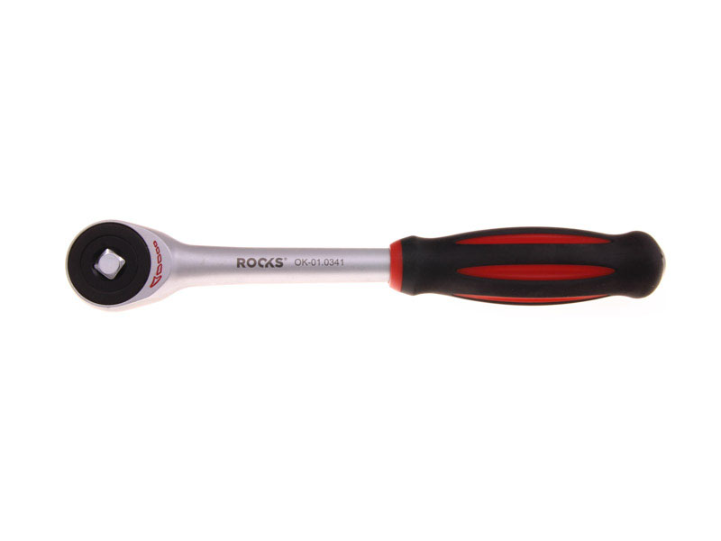 ROOKS Grzechotka twist z obrotową rękojeścią 3/8"