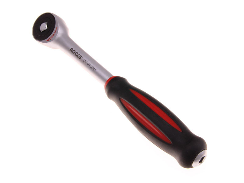 ROOKS Grzechotka twist z obrotową rękojeścią 3/8"