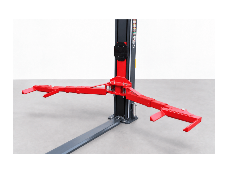 ROOKS Komplet adapterów do podnoszenia samochodów EV Ø50 mm do podnośnika dwukolumnowego OKG-4500AS 4 sztuki