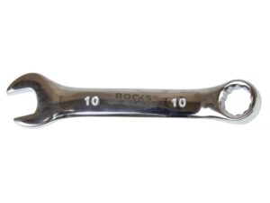 ROOKS Klucz płasko-oczkowy SHORT 10 mm